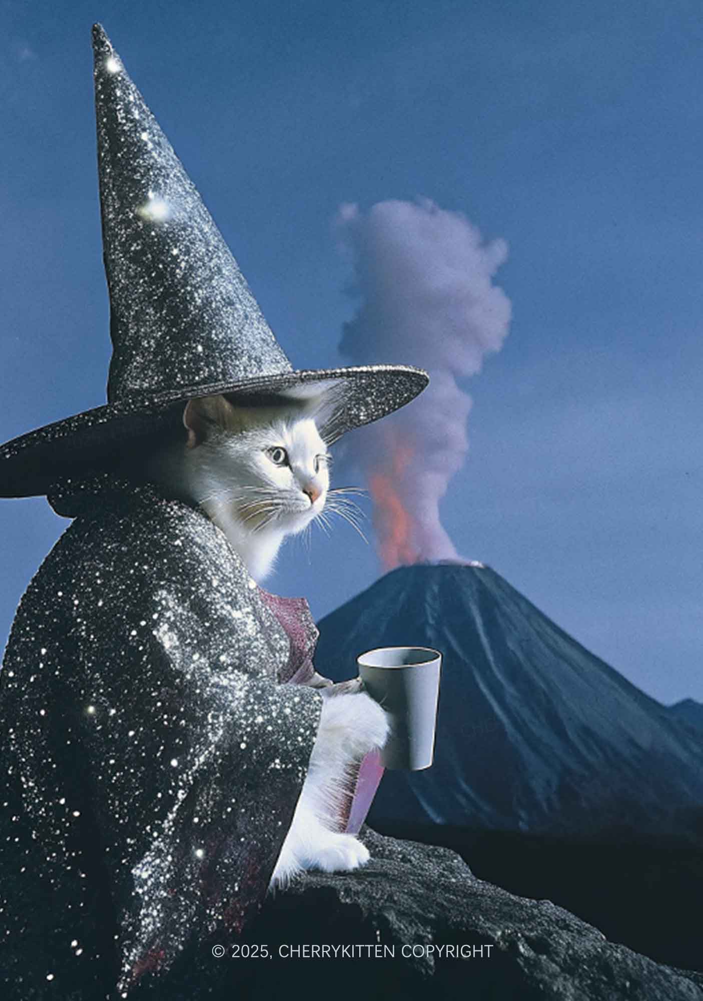 Magic Cat Y2K Mesh Crop Top Cherrykitten - Image 2