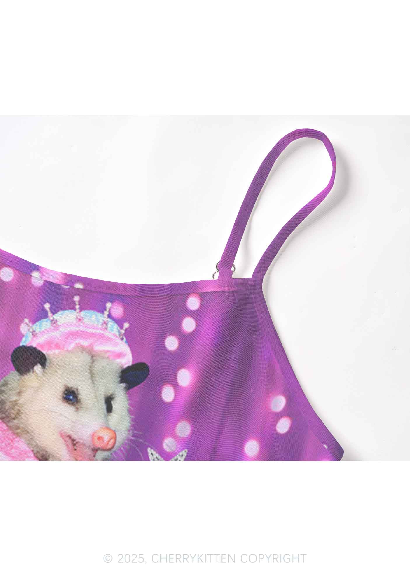Magic Pink Ratz Y2K Mesh Cami Tank Cherrykitten - Image 5