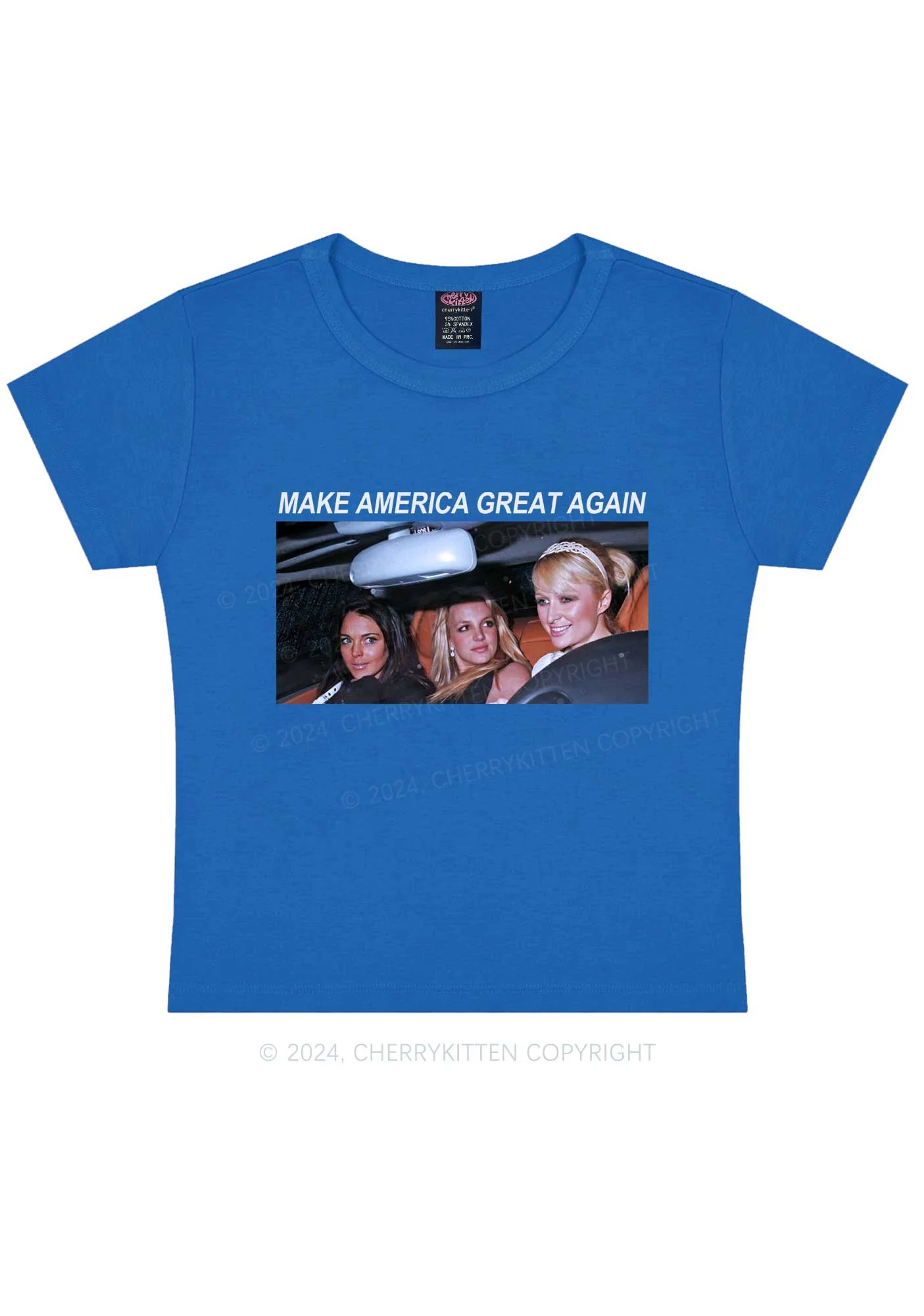 Make America Great Again Y2K Baby Tee Cherrykitten - Image 10