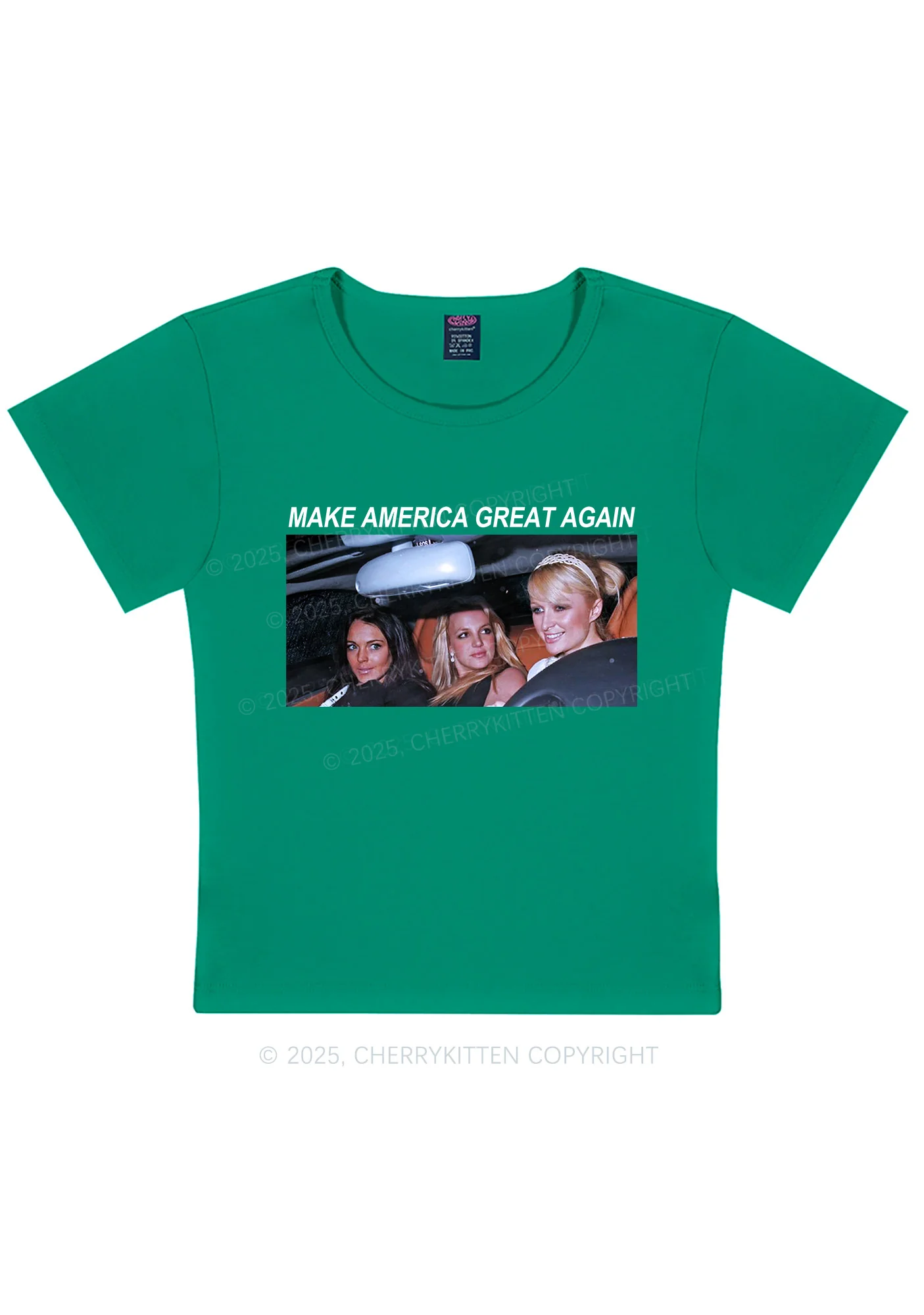 Make America Great Again Y2K Baby Tee Cherrykitten - Image 14