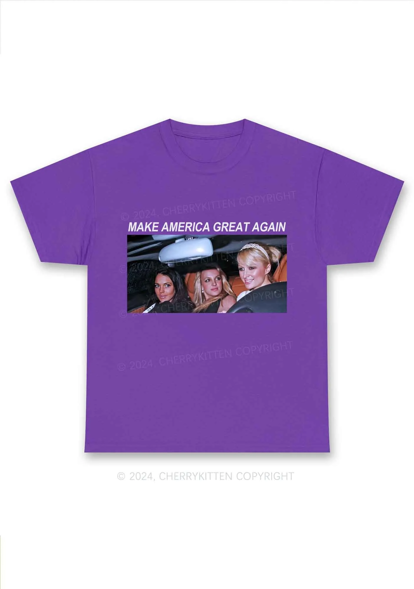 Make America Great Again Y2K Chunky Shirt Cherrykitten - Image 3