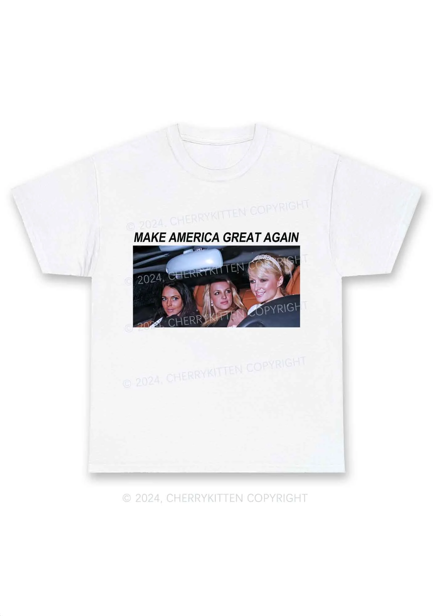 Make America Great Again Y2K Chunky Shirt Cherrykitten - Image 4