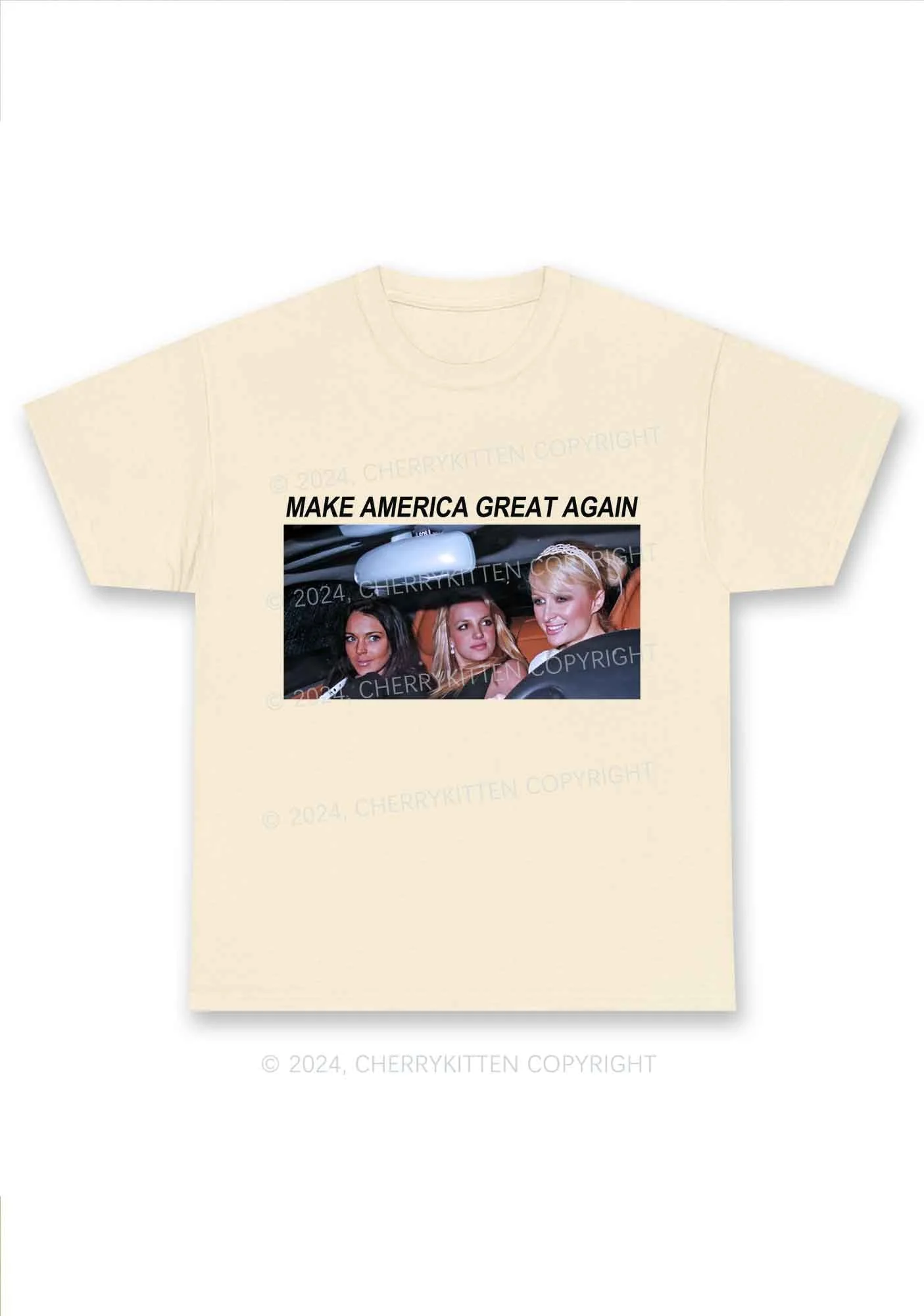 Make America Great Again Y2K Chunky Shirt Cherrykitten - Image 5