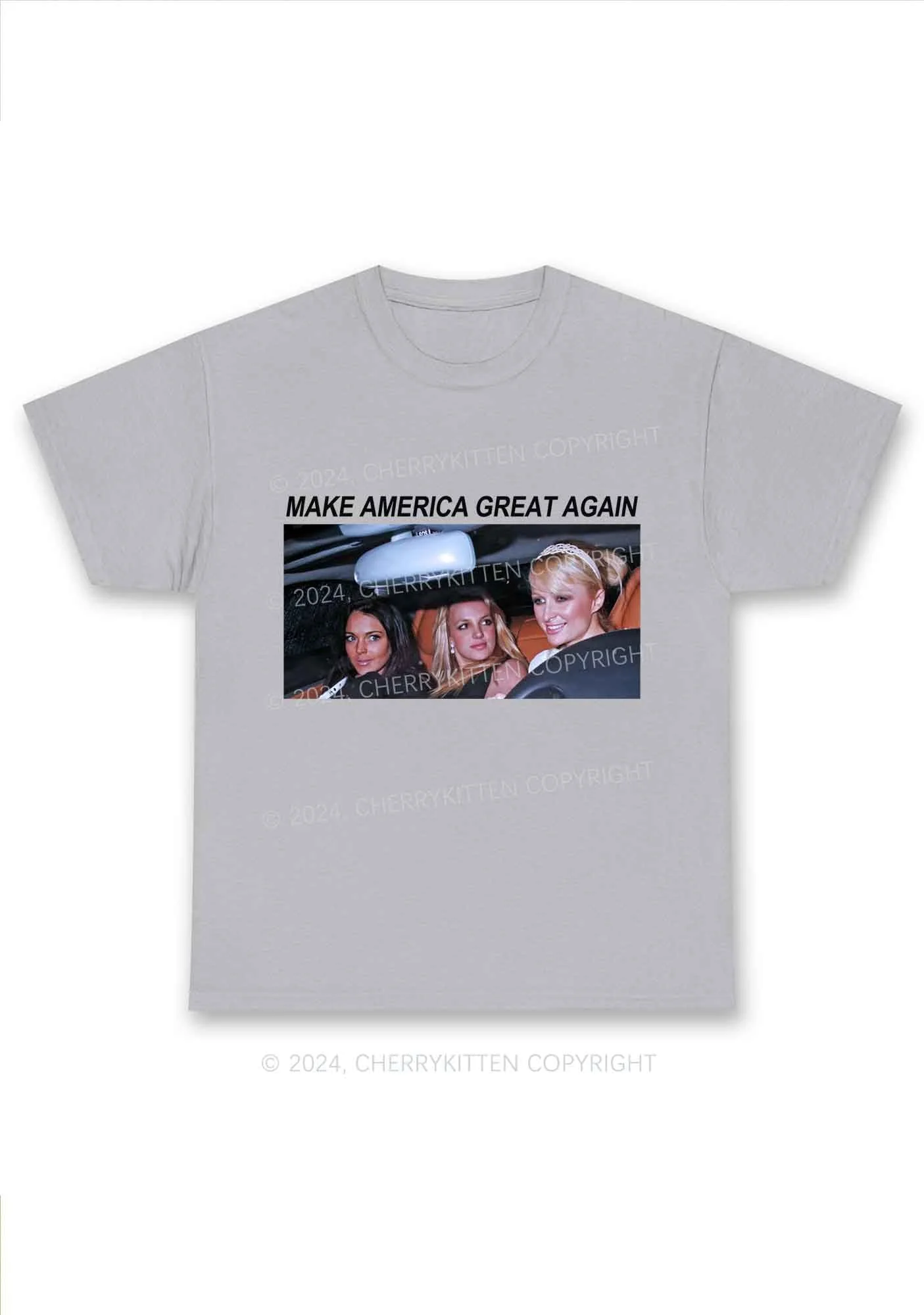 Make America Great Again Y2K Chunky Shirt Cherrykitten - Image 7