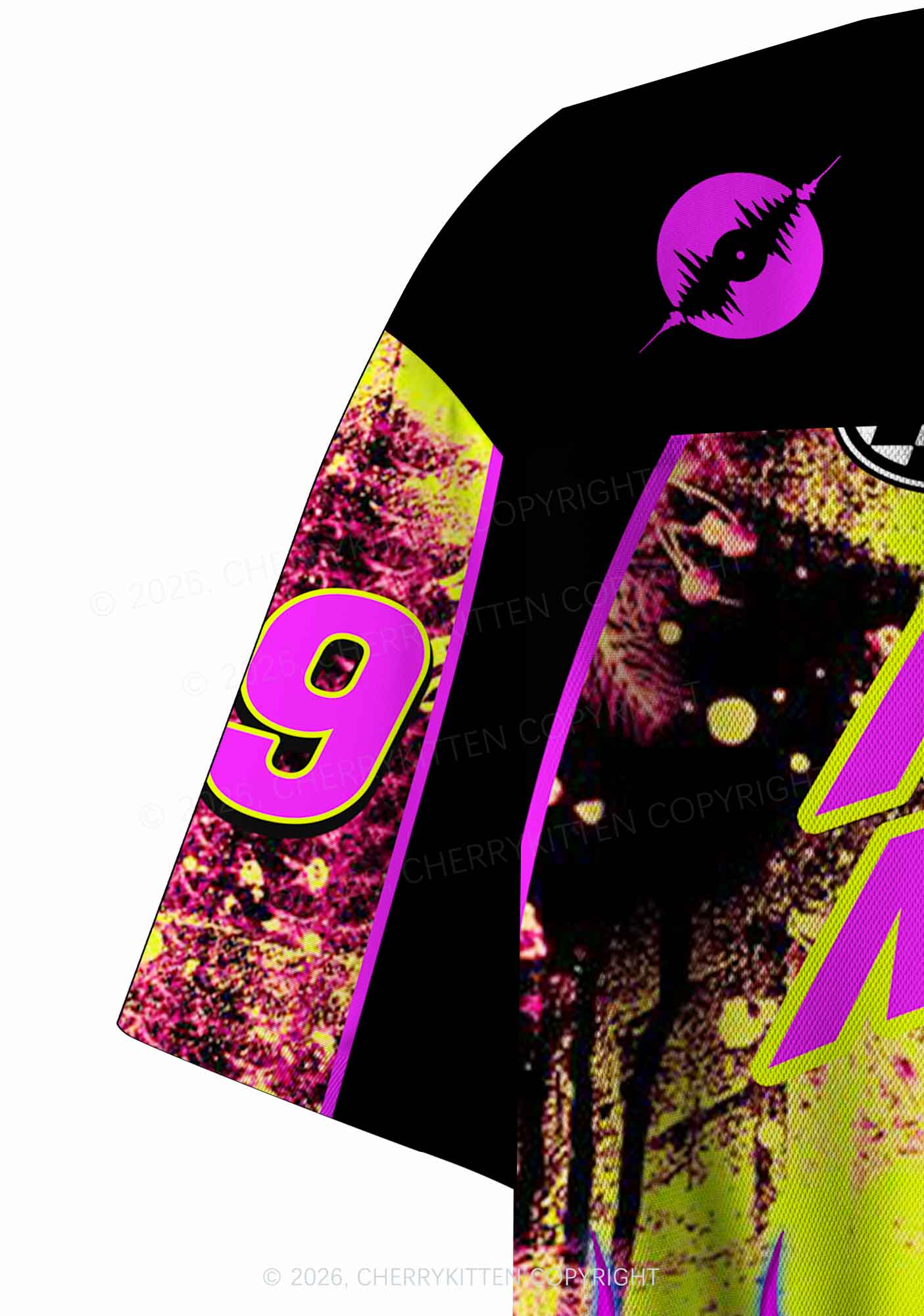 Make DJs Mix Again Y2K Crop Sport Jersey Shirts Cherrykitten - Image 8