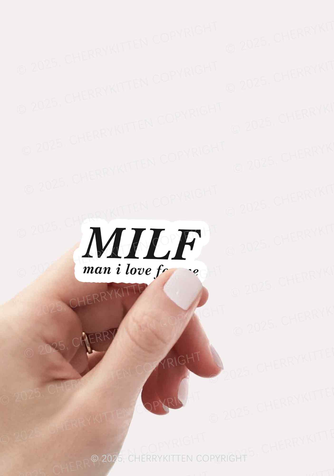 Man I Love Femme Pride 1Pc Y2K Sticker Cherrykitten - Image 2