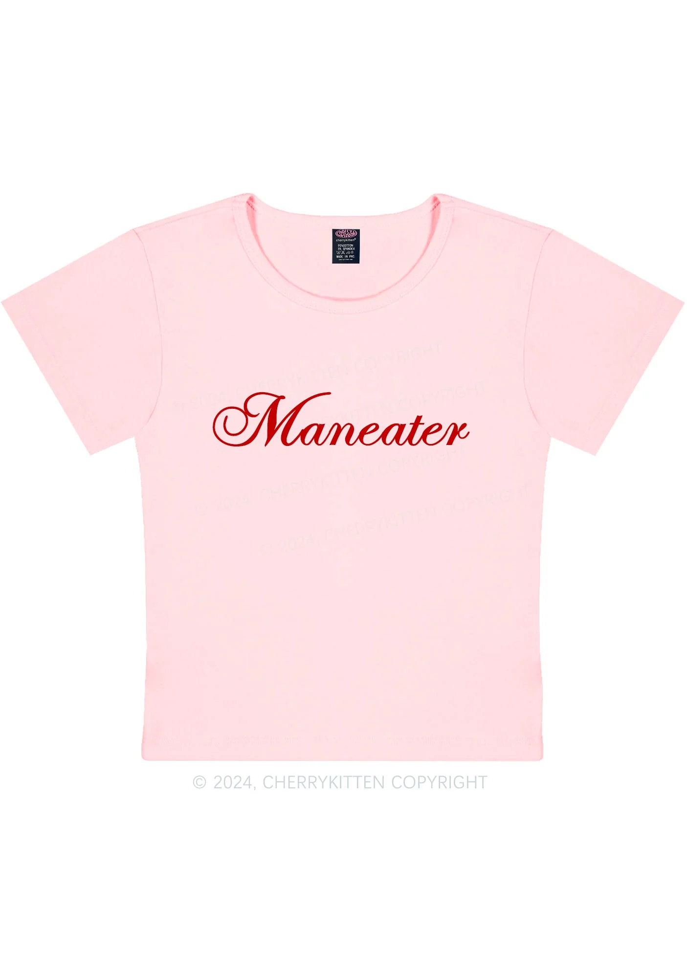 Maneater Y2K Baby Tee Cherrykitten - Image 5