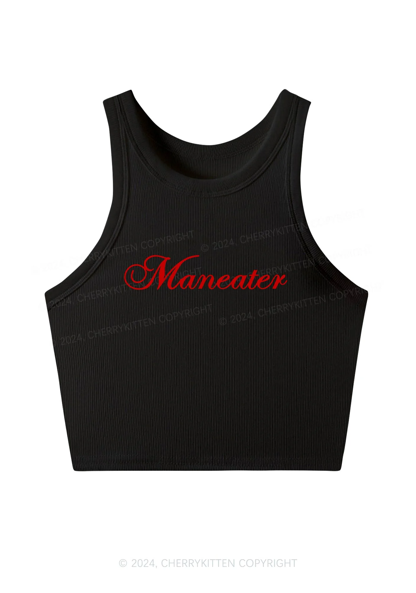 Maneater Y2K Crop Tank Top Cherrykitten - Image 4