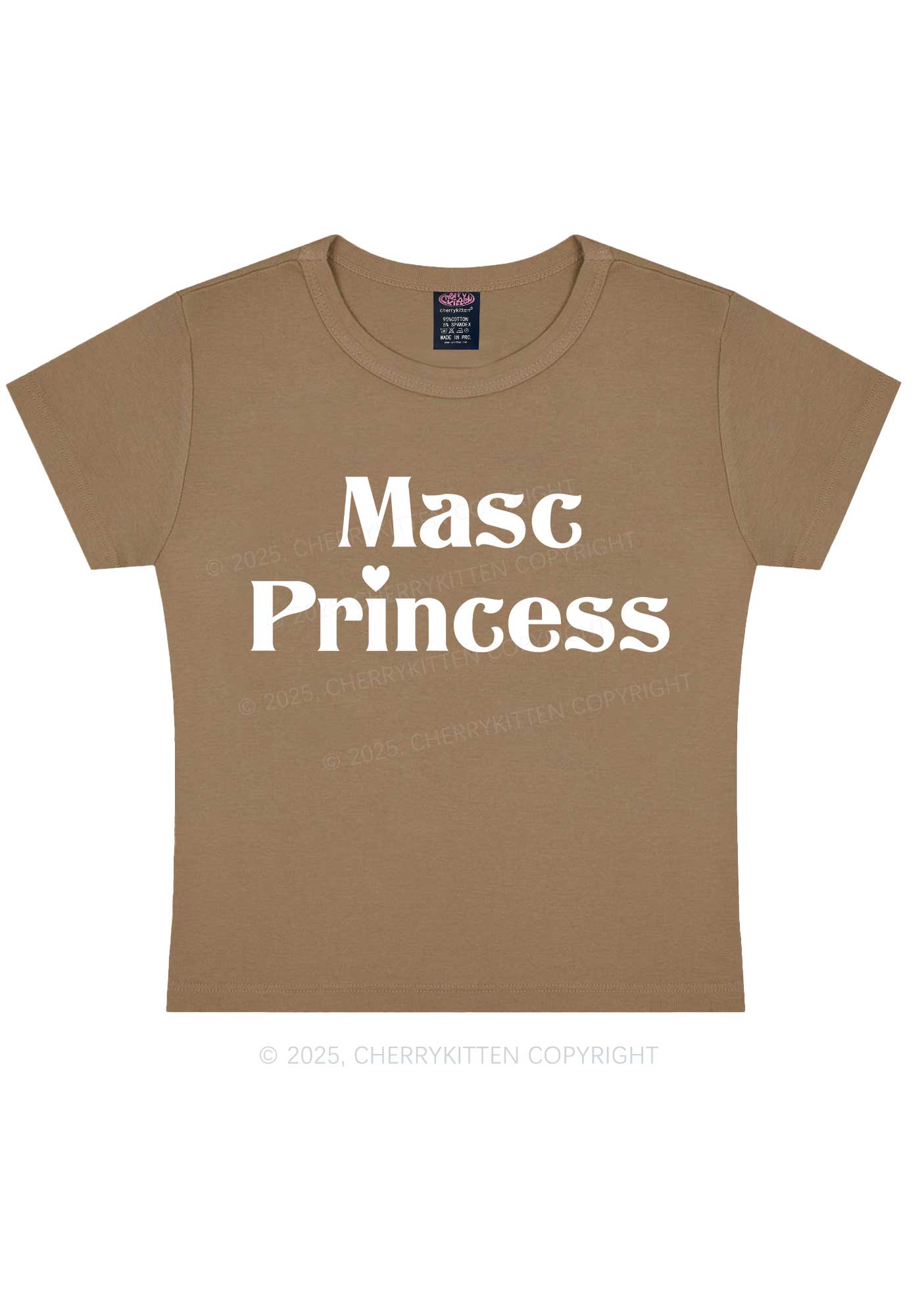 Masc Princess Pride Y2K Baby Tee Cherrykitten - Image 10