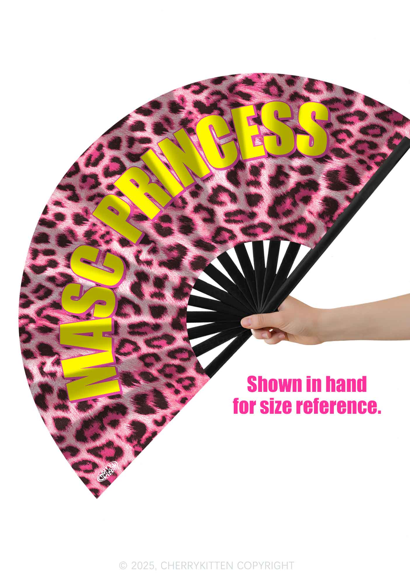 Masc Princess Pride Y2K Rave Hand Fan Cherrykitten - Image 2