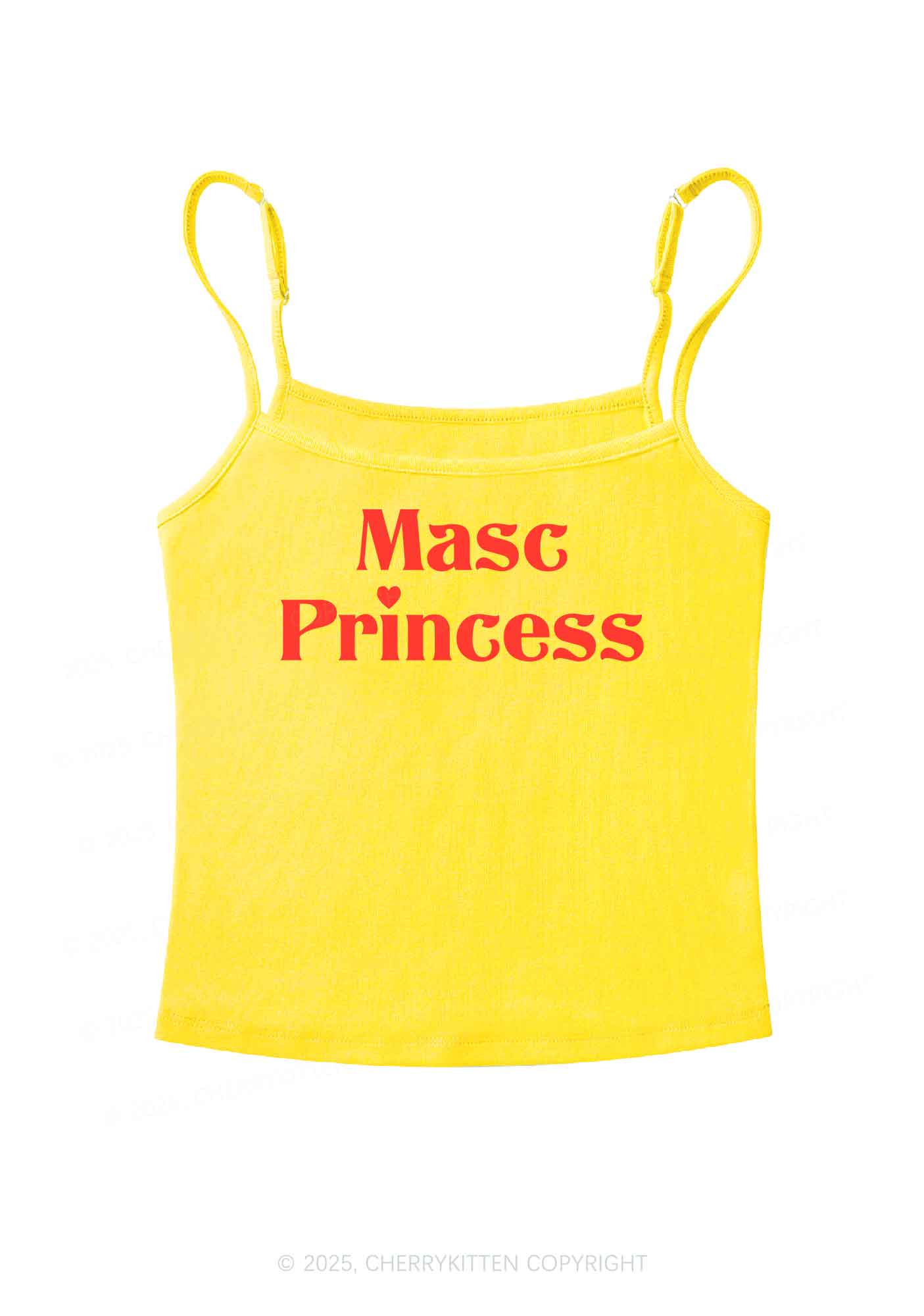 Masc Princess Pride Y2K Spaghetti Strap Cami Cherrykitten - Image 6