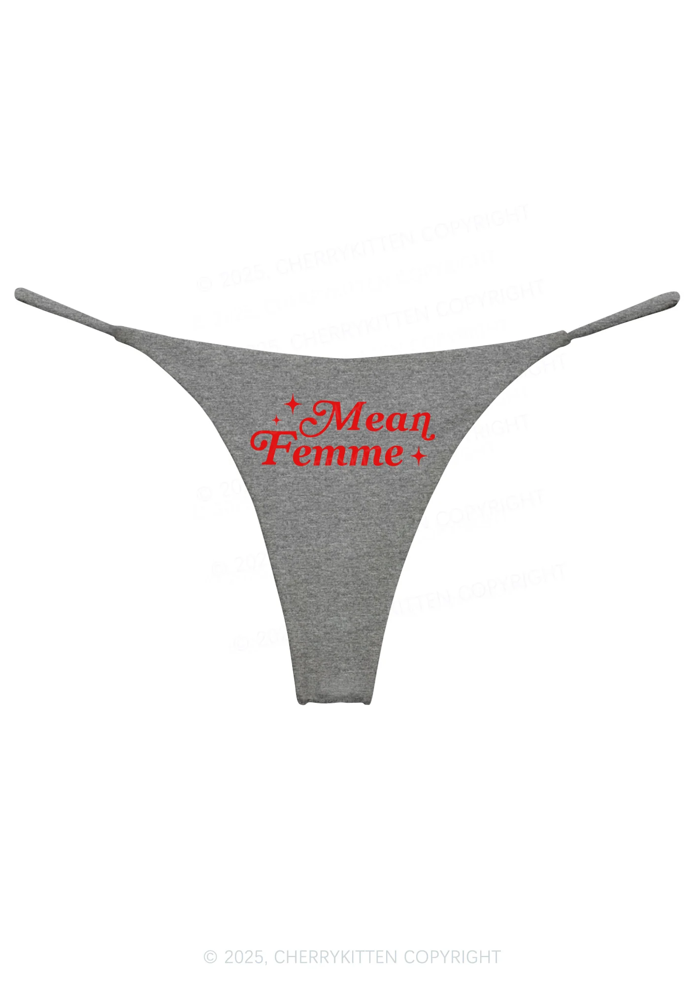 Mean Femme Pride Y2K Bikini String Thong Cherrykitten - Image 9