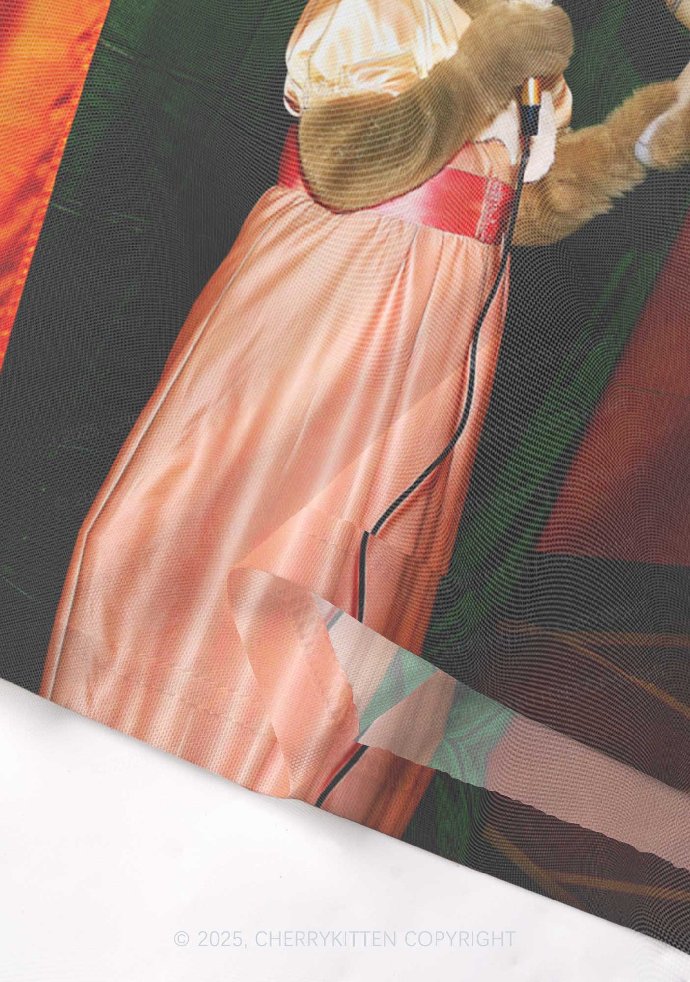 Mic Pink Dress Ratz Y2K Mesh Cami Tank Cherrykitten - Image 4