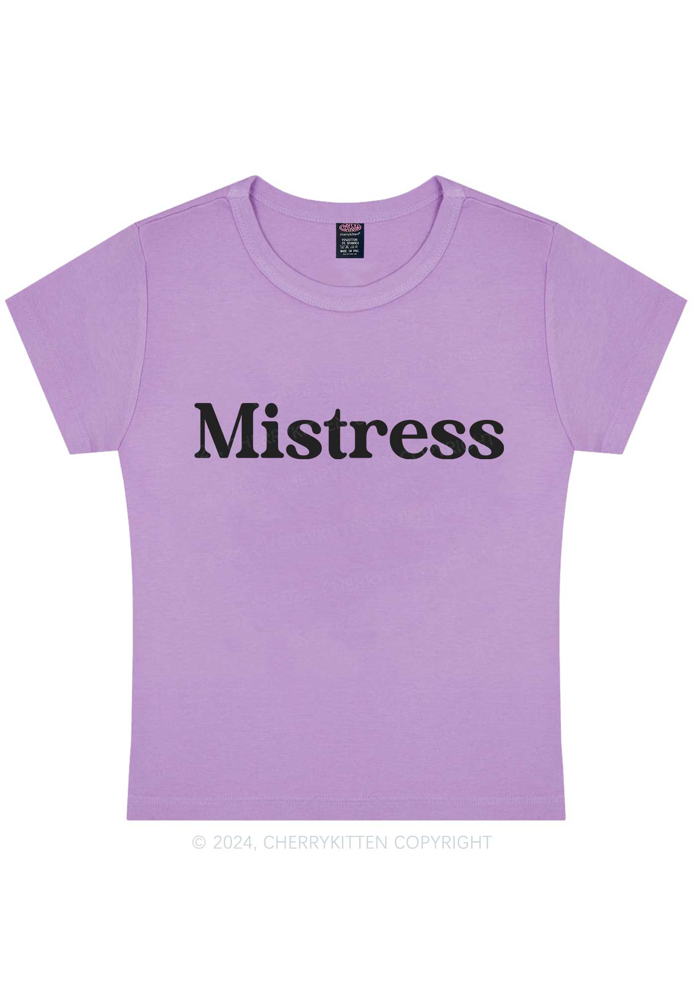 Mistress Y2K Baby Tee Cherrykitten - Image 7