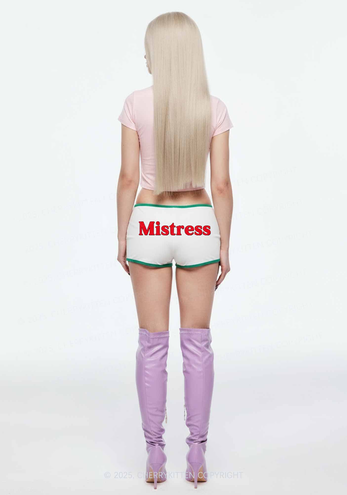 Mistress Y2K Booty Shorts Cherrykitten - Image 2