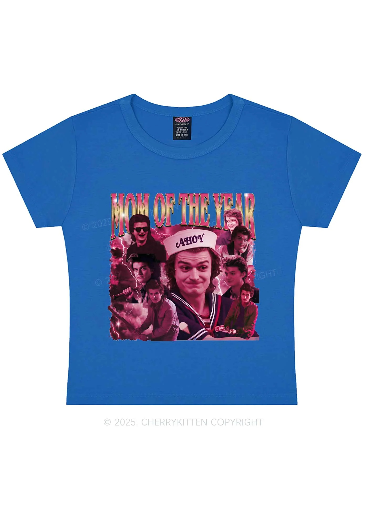 Mom Of The Year Y2K Baby Tee Cherrykitten - Image 10