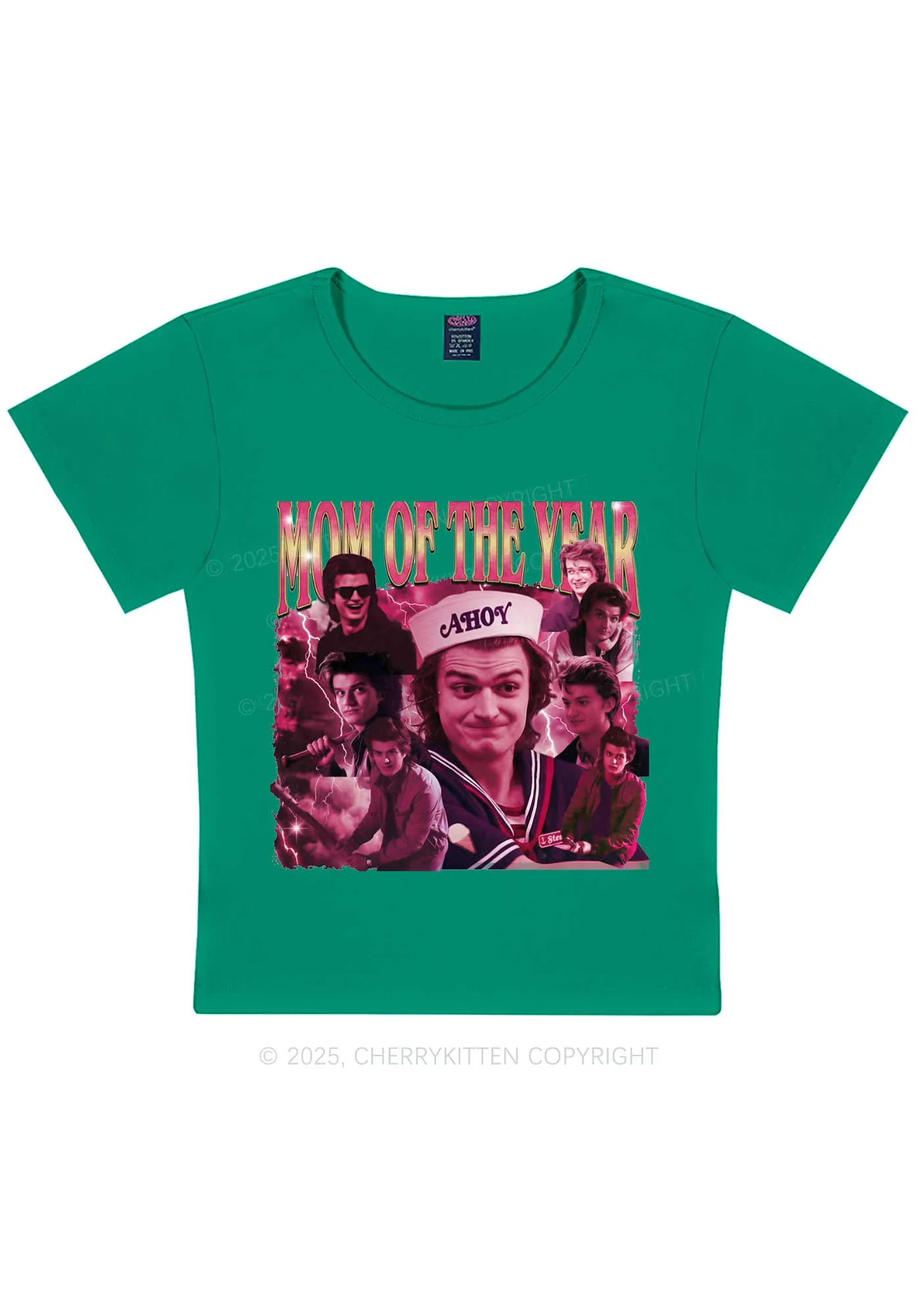 Mom Of The Year Y2K Baby Tee Cherrykitten - Image 11