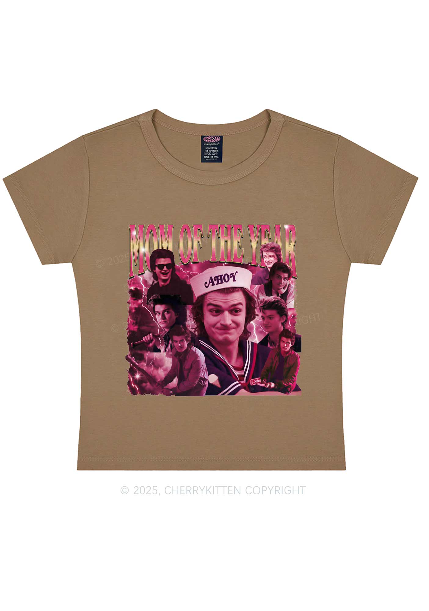 Mom Of The Year Y2K Baby Tee Cherrykitten - Image 8