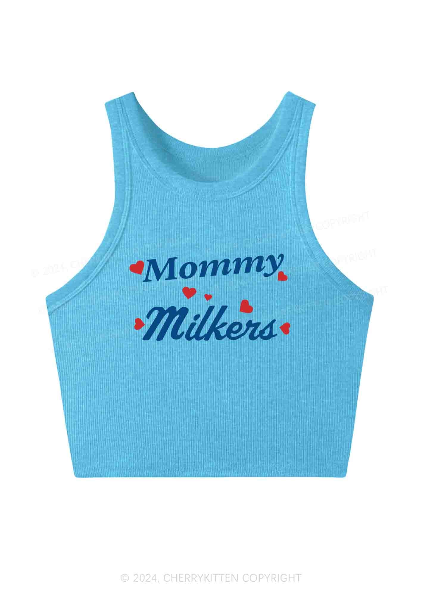 Mommy Milkers Y2K Crop Tank Top Cherrykitten - Image 5