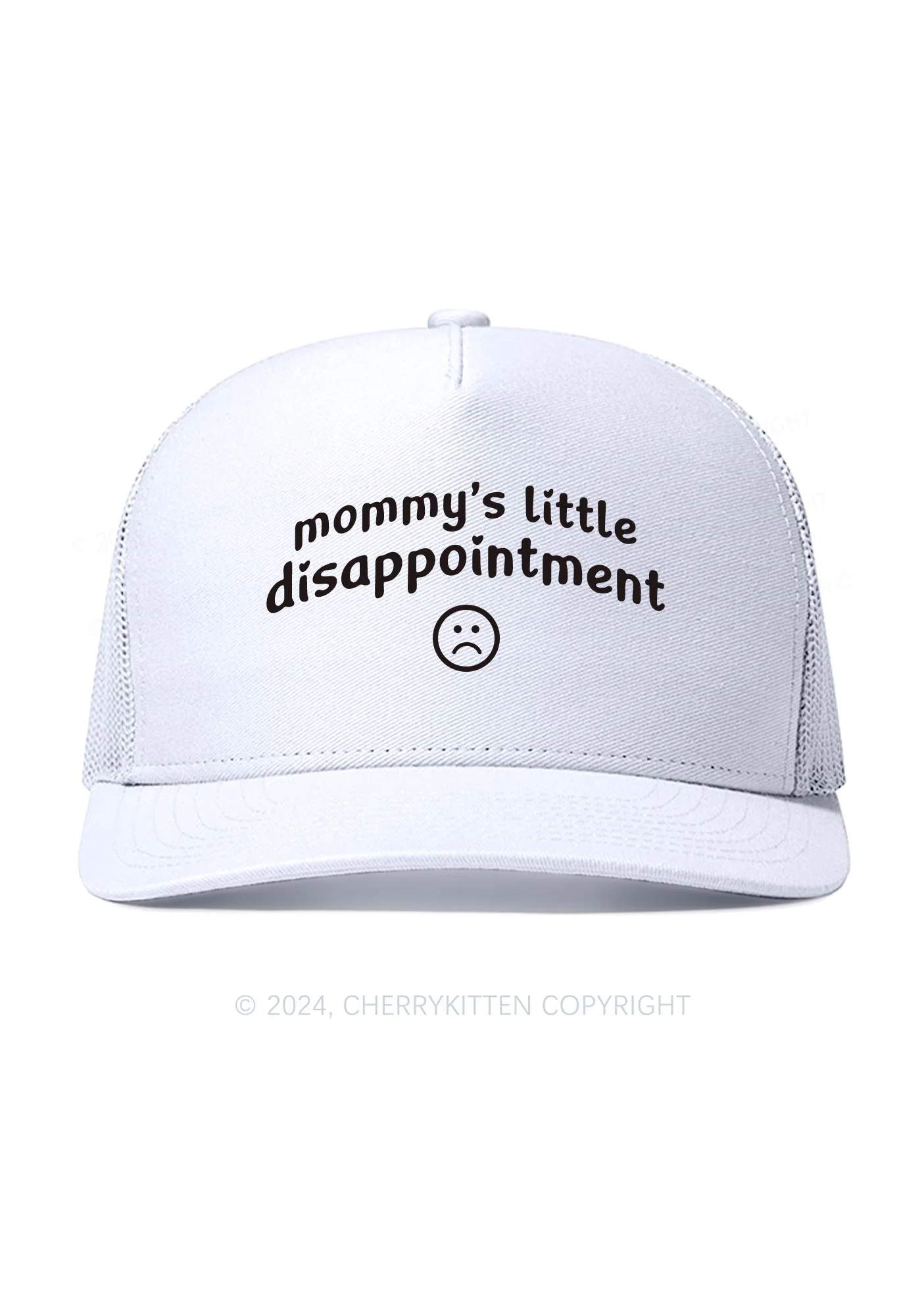 Mommy's Little Disappointment Y2K Trucker Mesh Hat Cherrykitten - Image 6