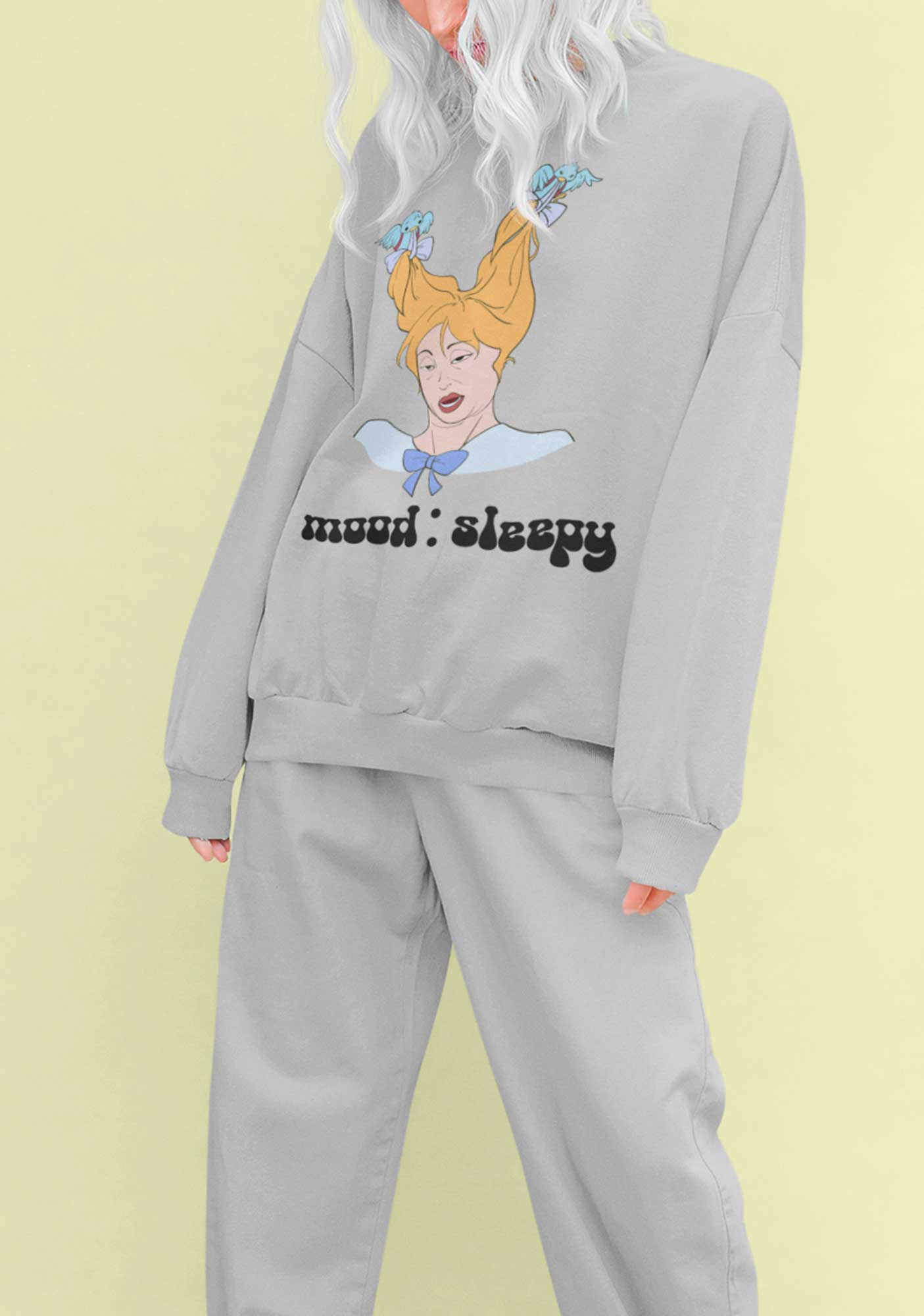 Mood Sleepy Girl Y2K Sweatshirt - Image 3
