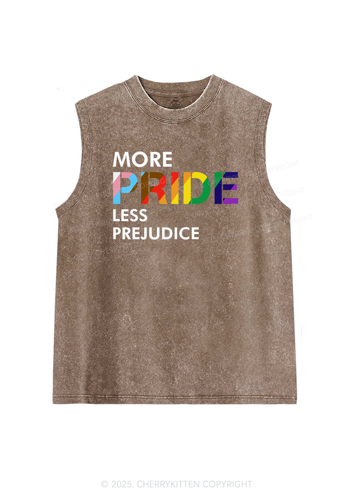 More Pride Less Prejudice Y2K Washed Muscle Tank Cherrykitten - Image 5