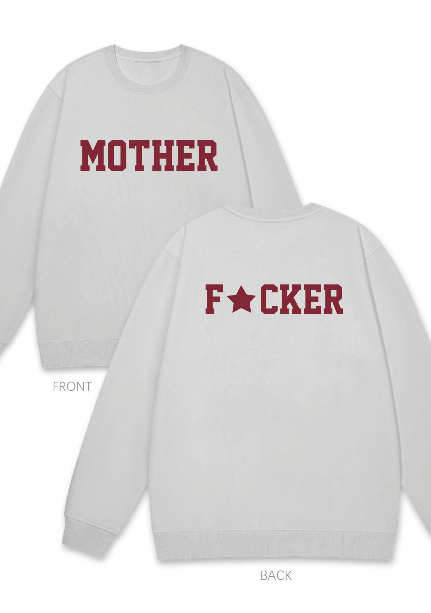 Motherfxcker Two Sides Y2K Sweatshirt - Image 5