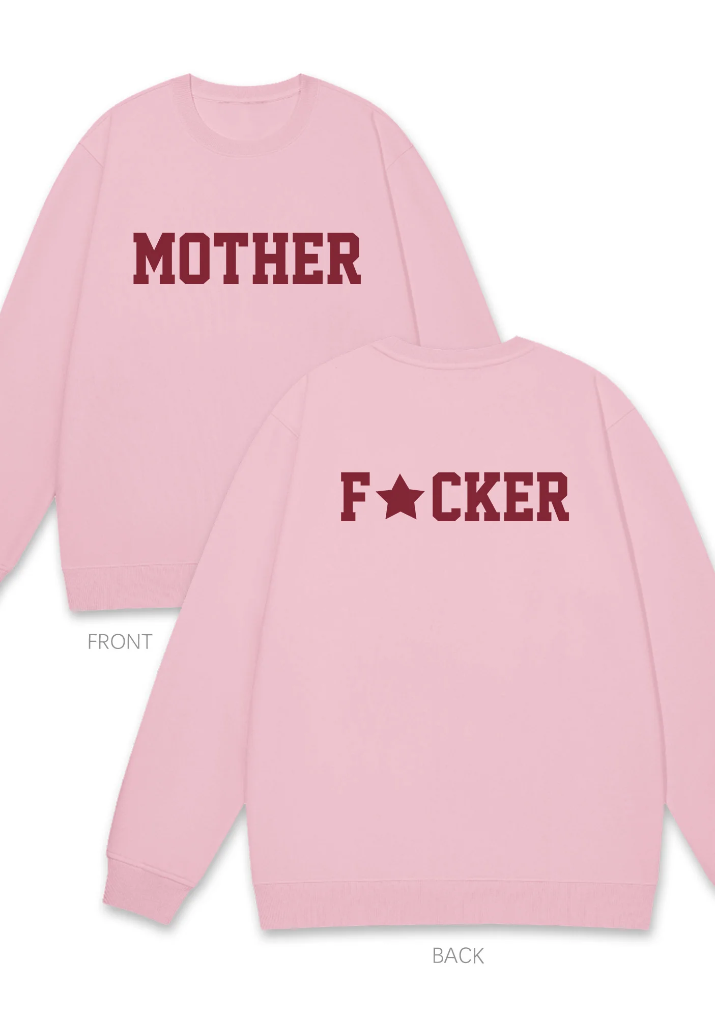 Motherfxcker Two Sides Y2K Sweatshirt - Image 6