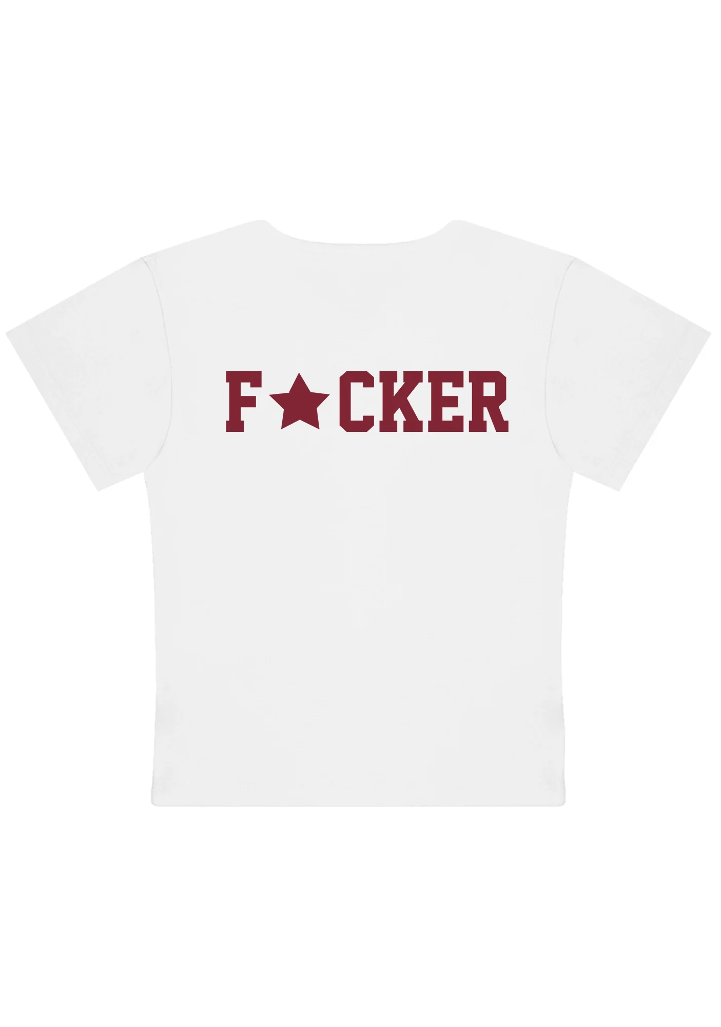 Motherfxcker Two Sides Y2K Baby Tee - Image 5