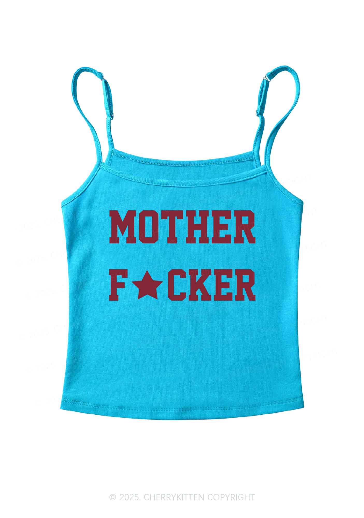 Motherfxcker Y2K Spaghetti Strap Cami Cherrykitten - Image 2