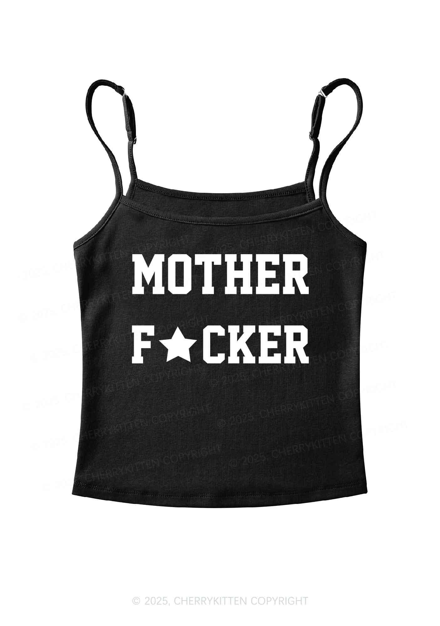 Motherfxcker Y2K Spaghetti Strap Cami Cherrykitten - Image 4