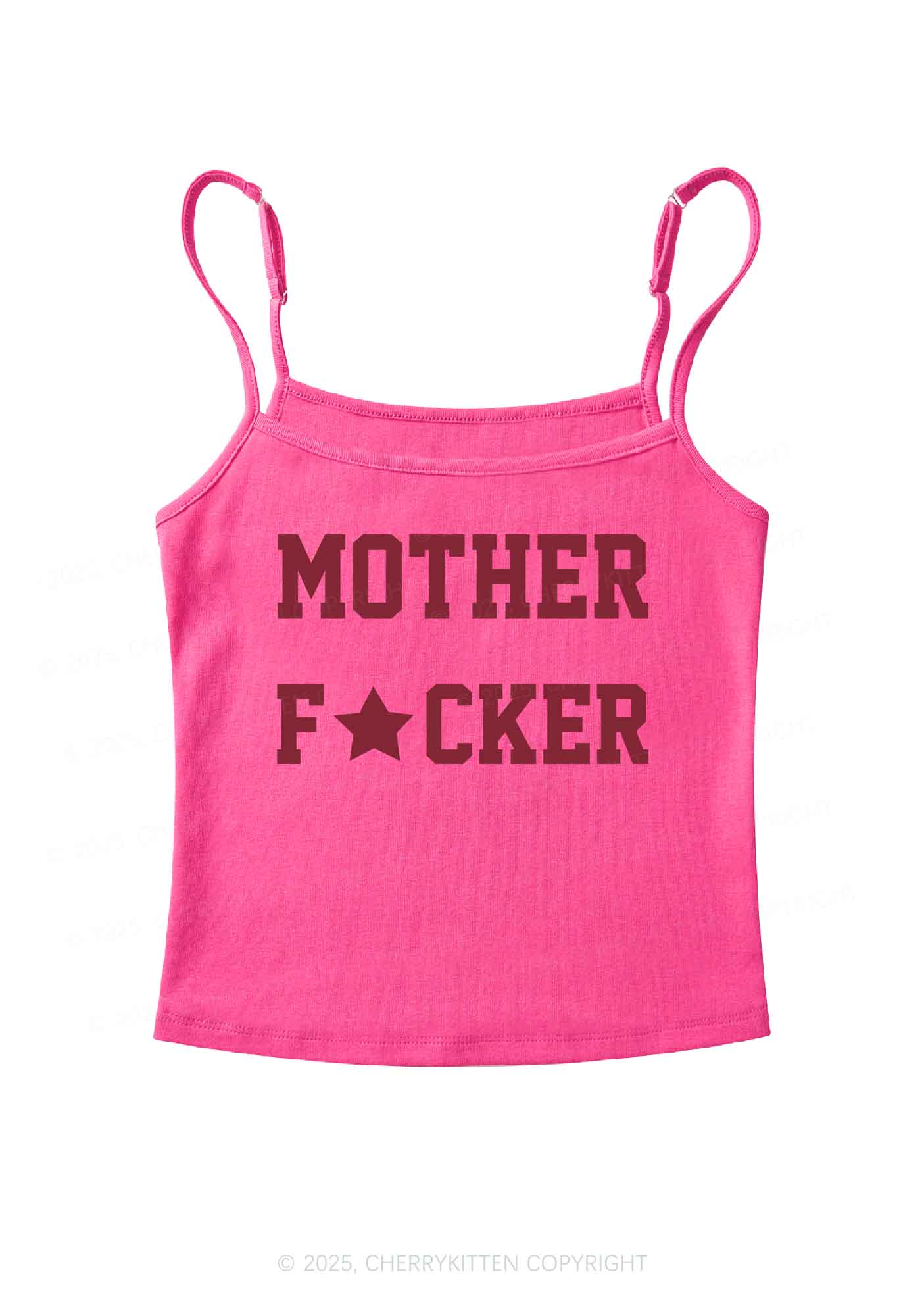 Motherfxcker Y2K Spaghetti Strap Cami Cherrykitten - Image 5