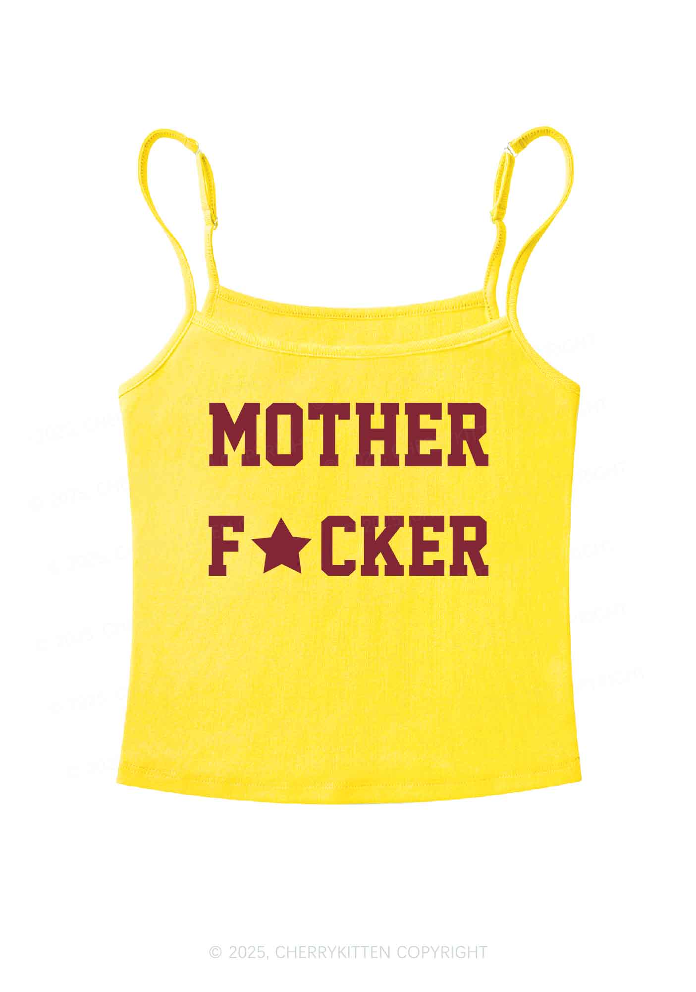 Motherfxcker Y2K Spaghetti Strap Cami Cherrykitten - Image 7