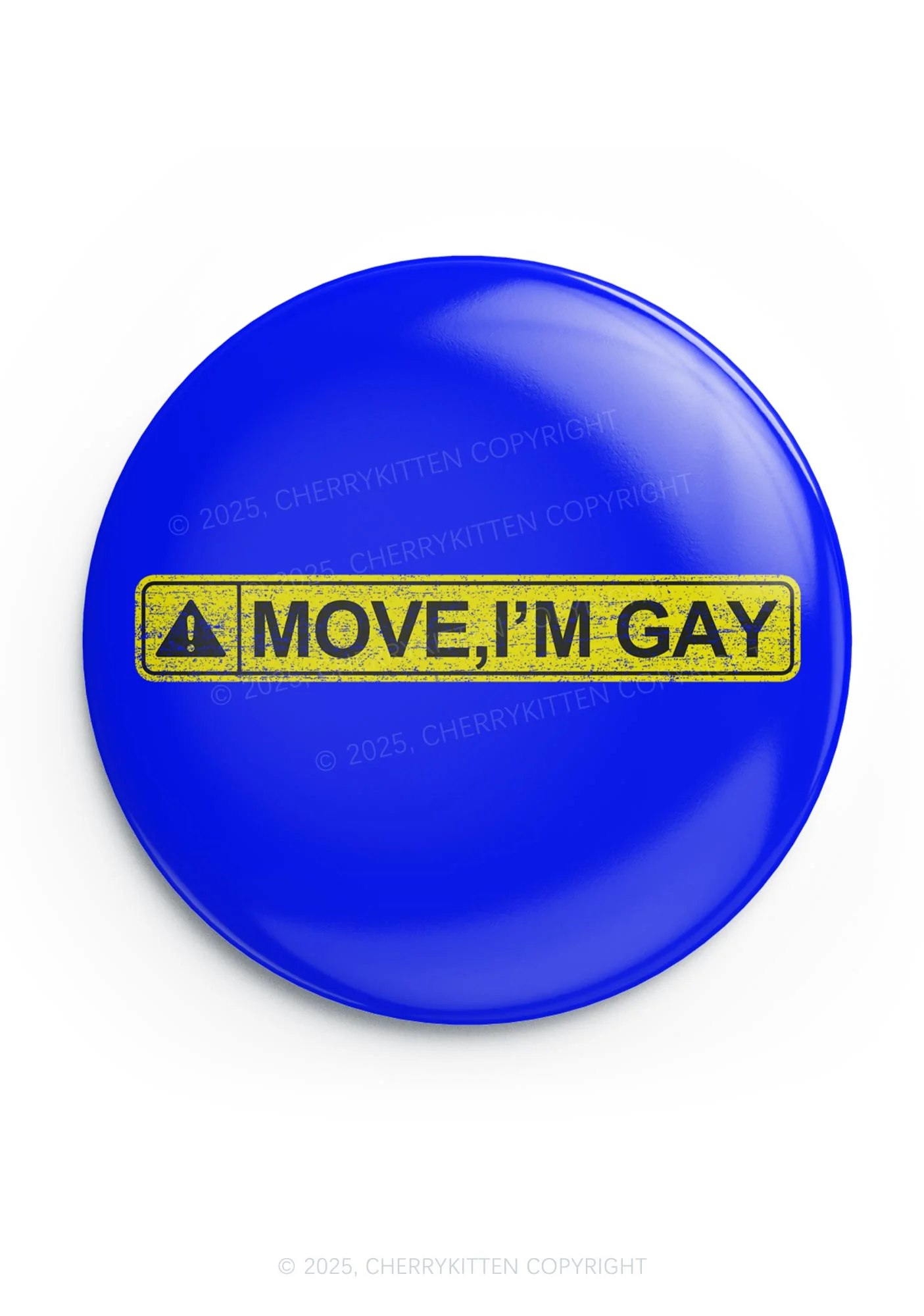 Move Im Gay Pride 1Pc Y2K Pin Badge Cherrykitten - Image 3