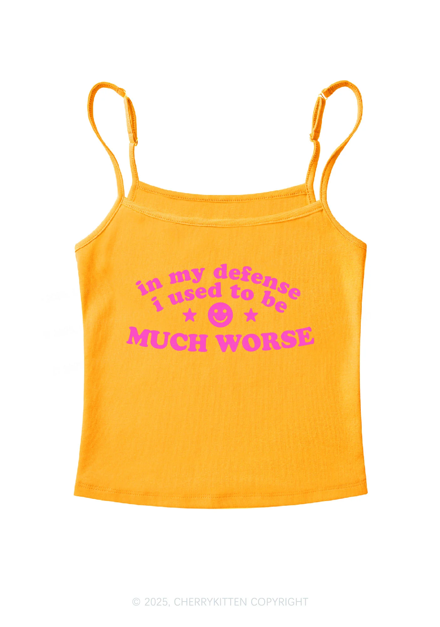 Much Worse Y2K Spaghetti Strap Cami Cherrykitten - Image 5