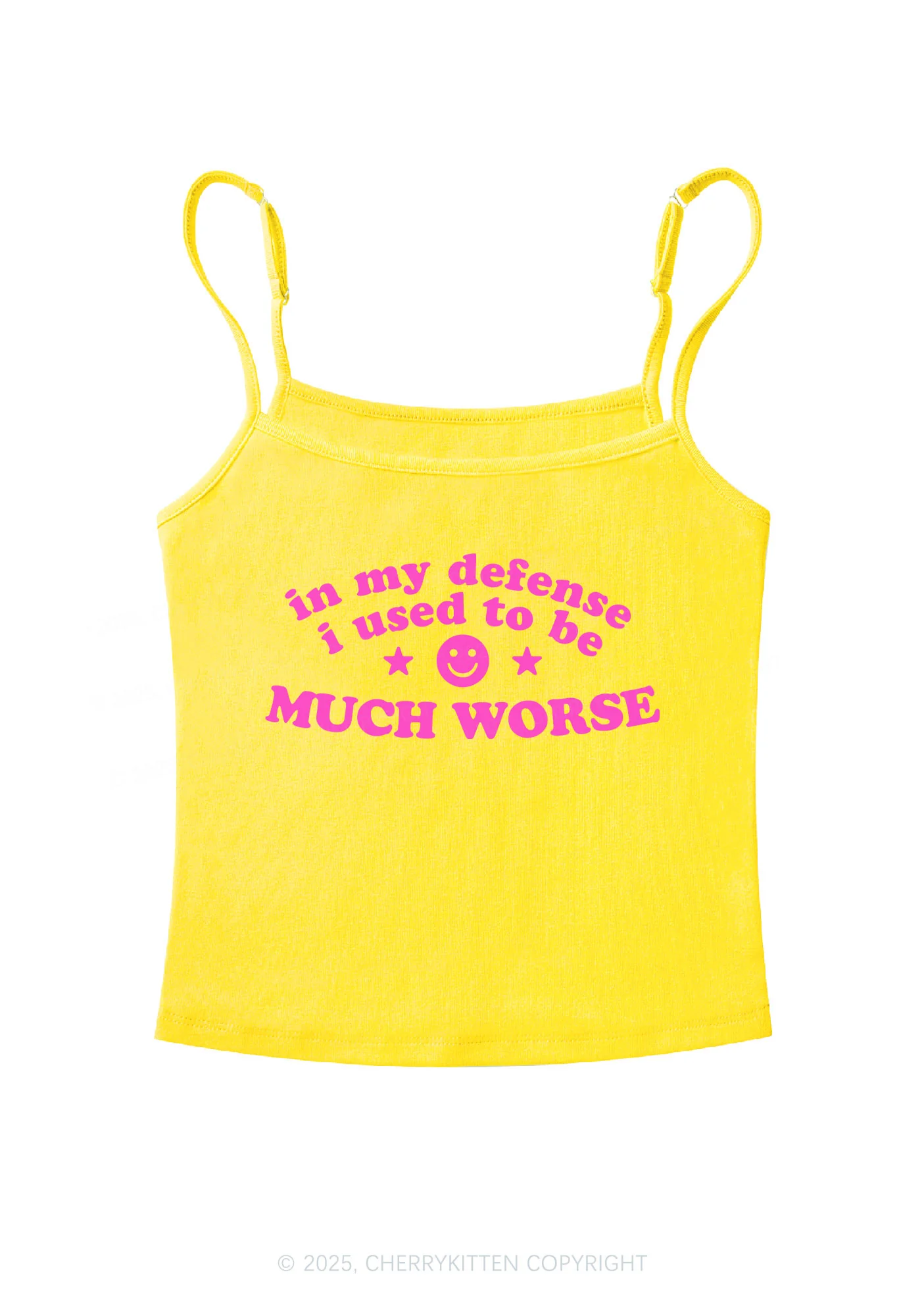 Much Worse Y2K Spaghetti Strap Cami Cherrykitten - Image 6
