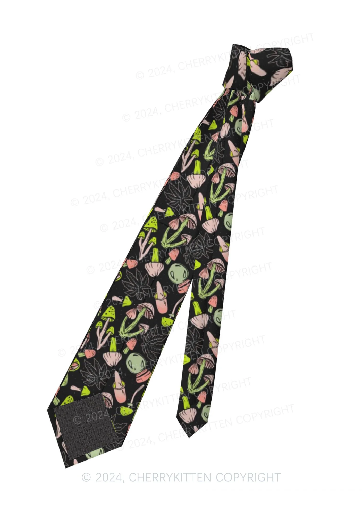 Mushroom Wxxd Y2K Necktie Cherrykitten - Image 5