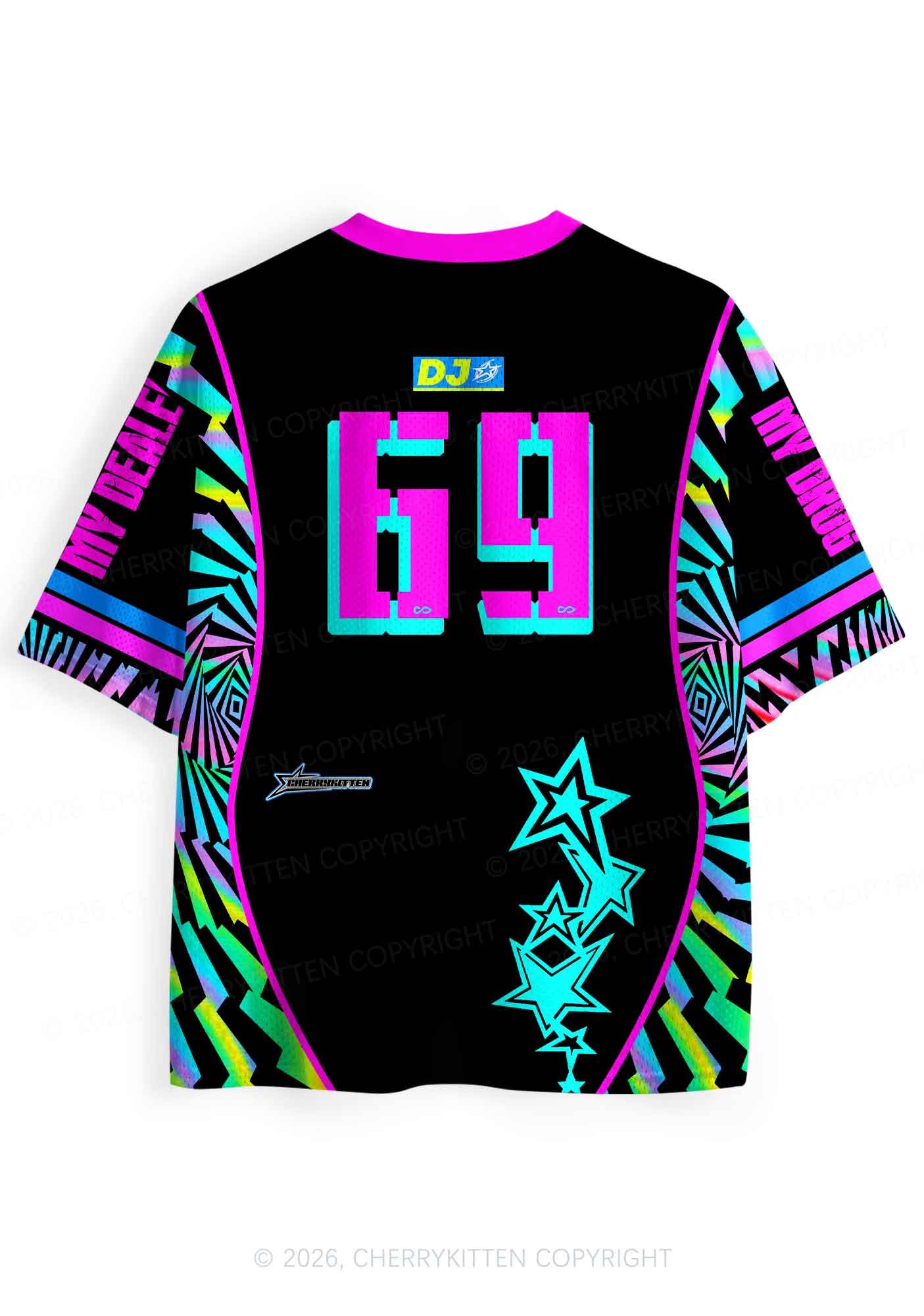 Music Is My Drxg Y2K Sport Jersey Shirts Cherrykitten - Image 4