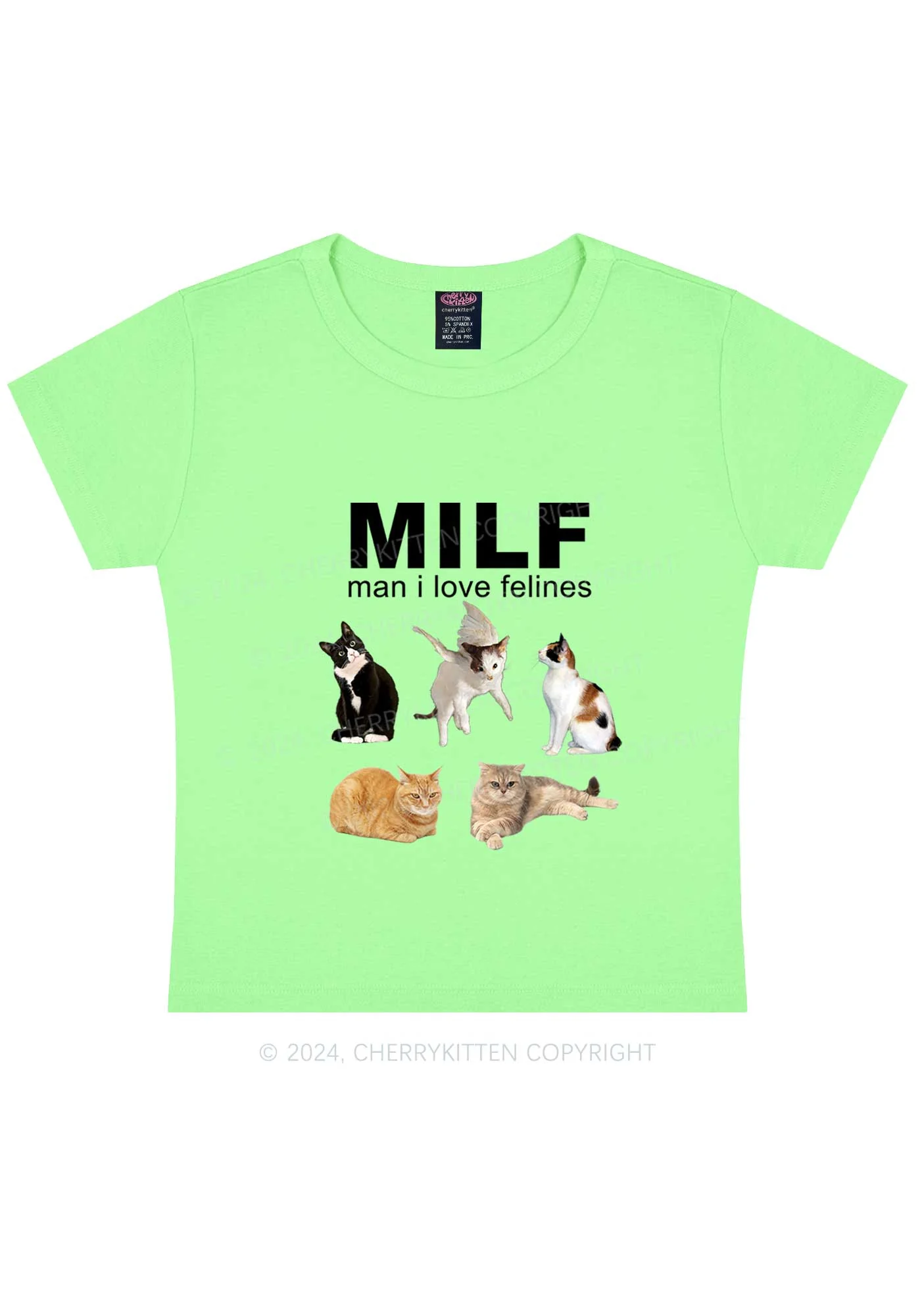Mxxf Felines Y2K Baby Tee Cherrykitten - Image 12
