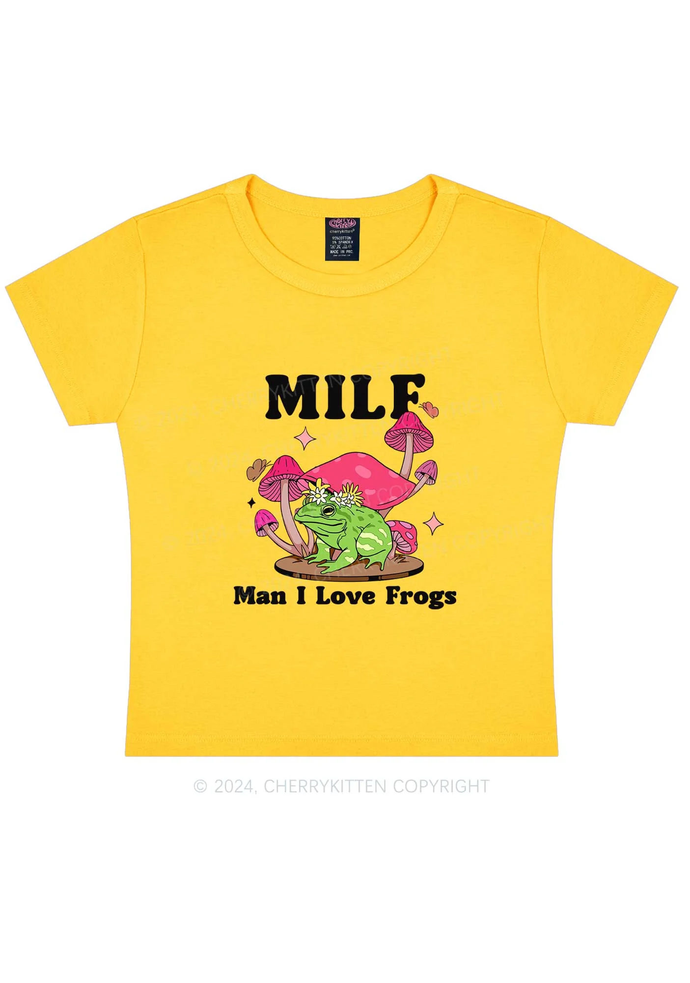 Mxxf Frog Y2K Baby Tee Cherrykitten - Image 10