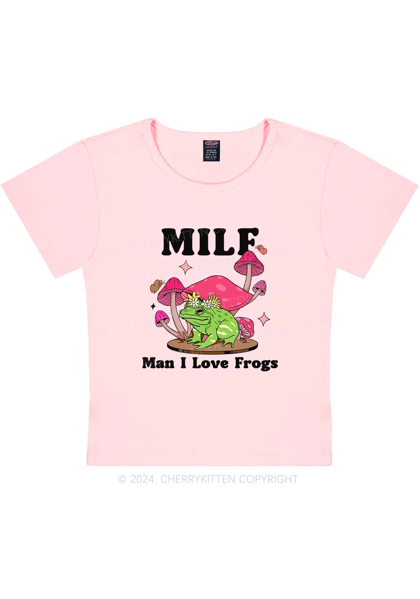 Mxxf Frog Y2K Baby Tee Cherrykitten - Image 8