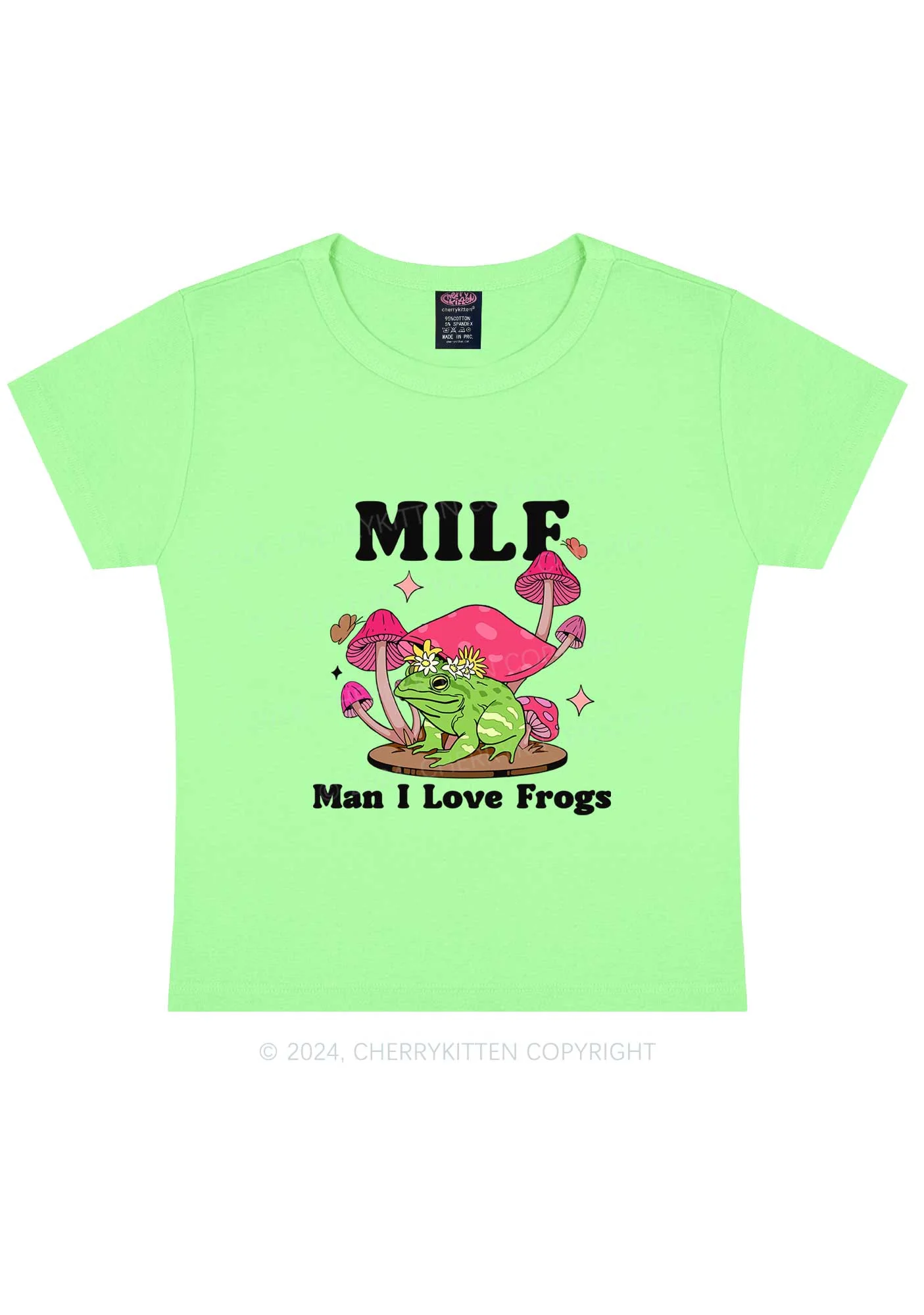 Mxxf Frog Y2K Baby Tee Cherrykitten - Image 9