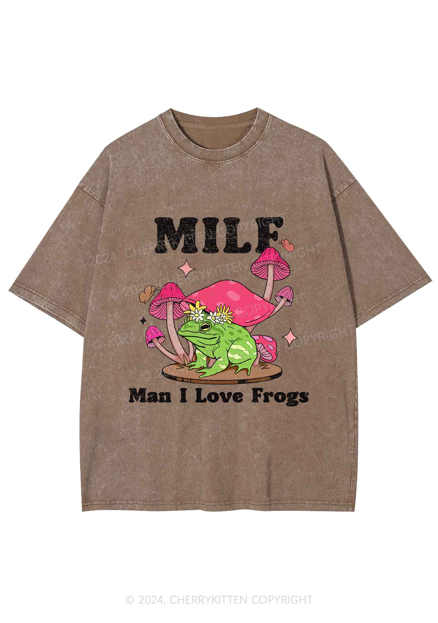 Mxxf Frog Y2K Washed Tee Cherrykitten - Image 7