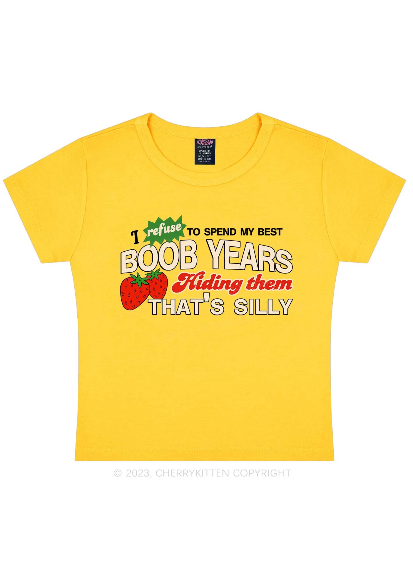 My Best Bxxb Years Y2K Baby Tee Cherrykitten - Image 6
