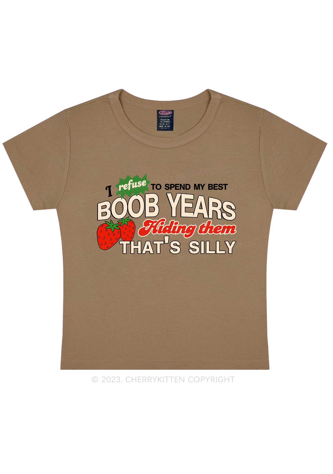 My Best Bxxb Years Y2K Baby Tee Cherrykitten - Image 8