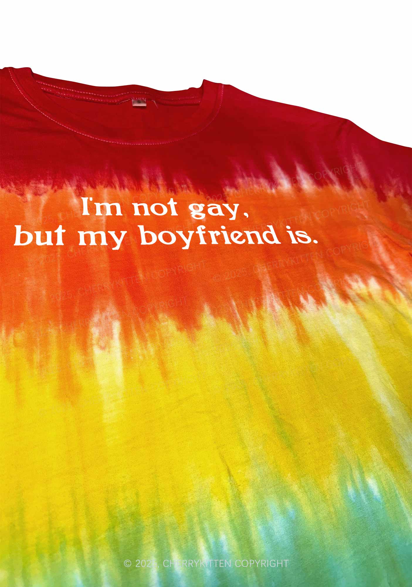 My BF Is Gay Pride Y2K Tie Dye Shirts Cherrykitten - Image 3