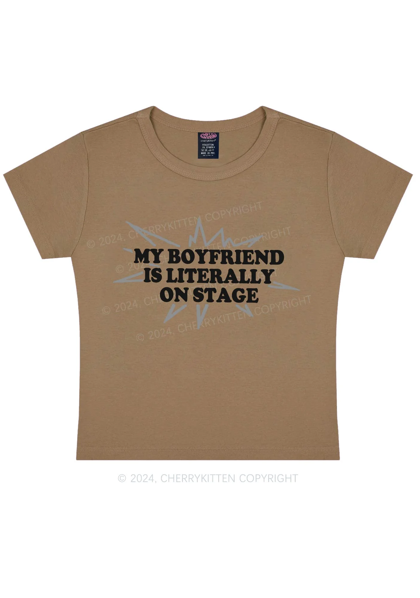 My Boyfriend On Stage Y2K Baby Tee Cherrykitten - Image 10