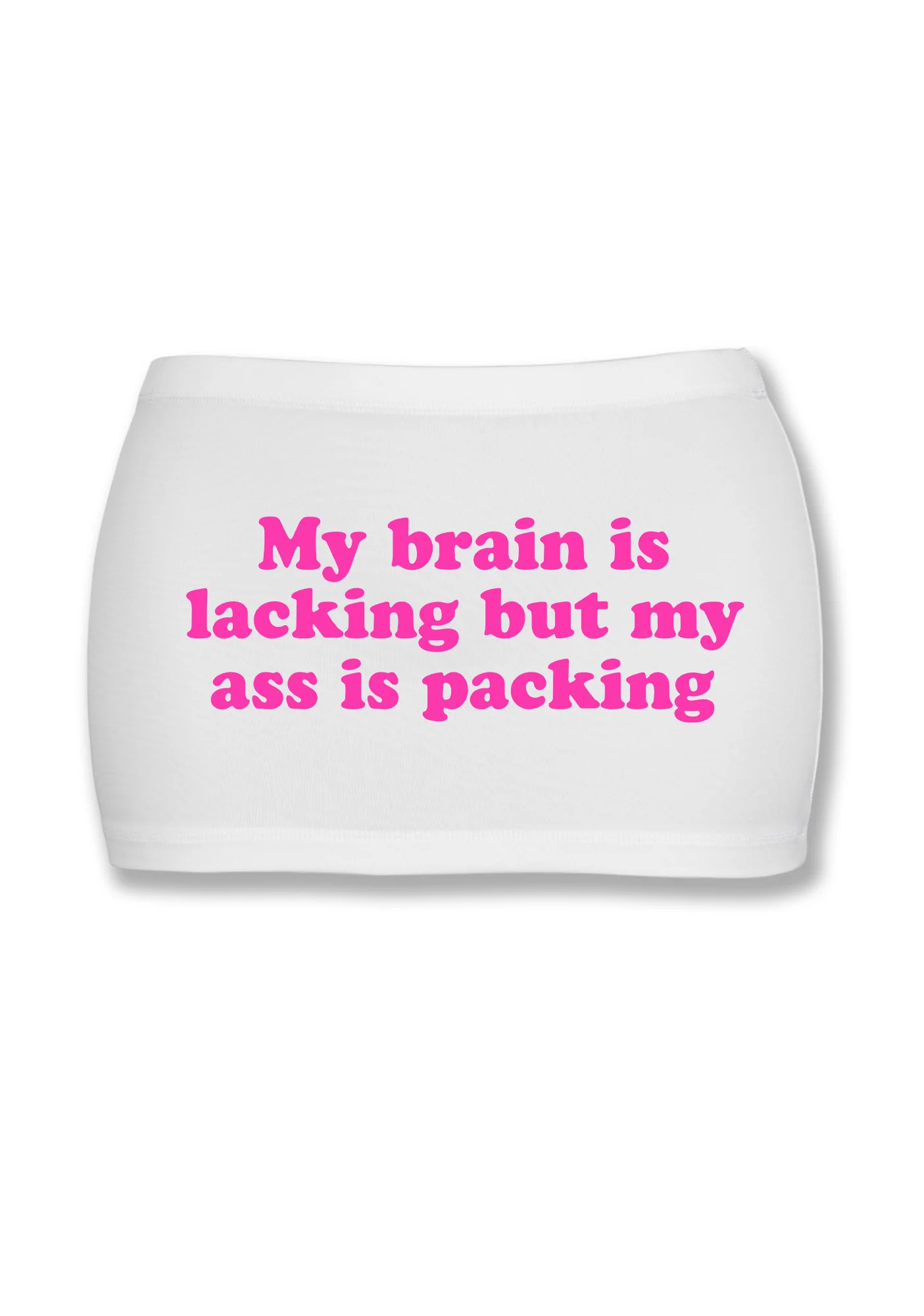 My Brain Is Lacking Y2K Mini Hip Skirt Cherrykitten - Image 2