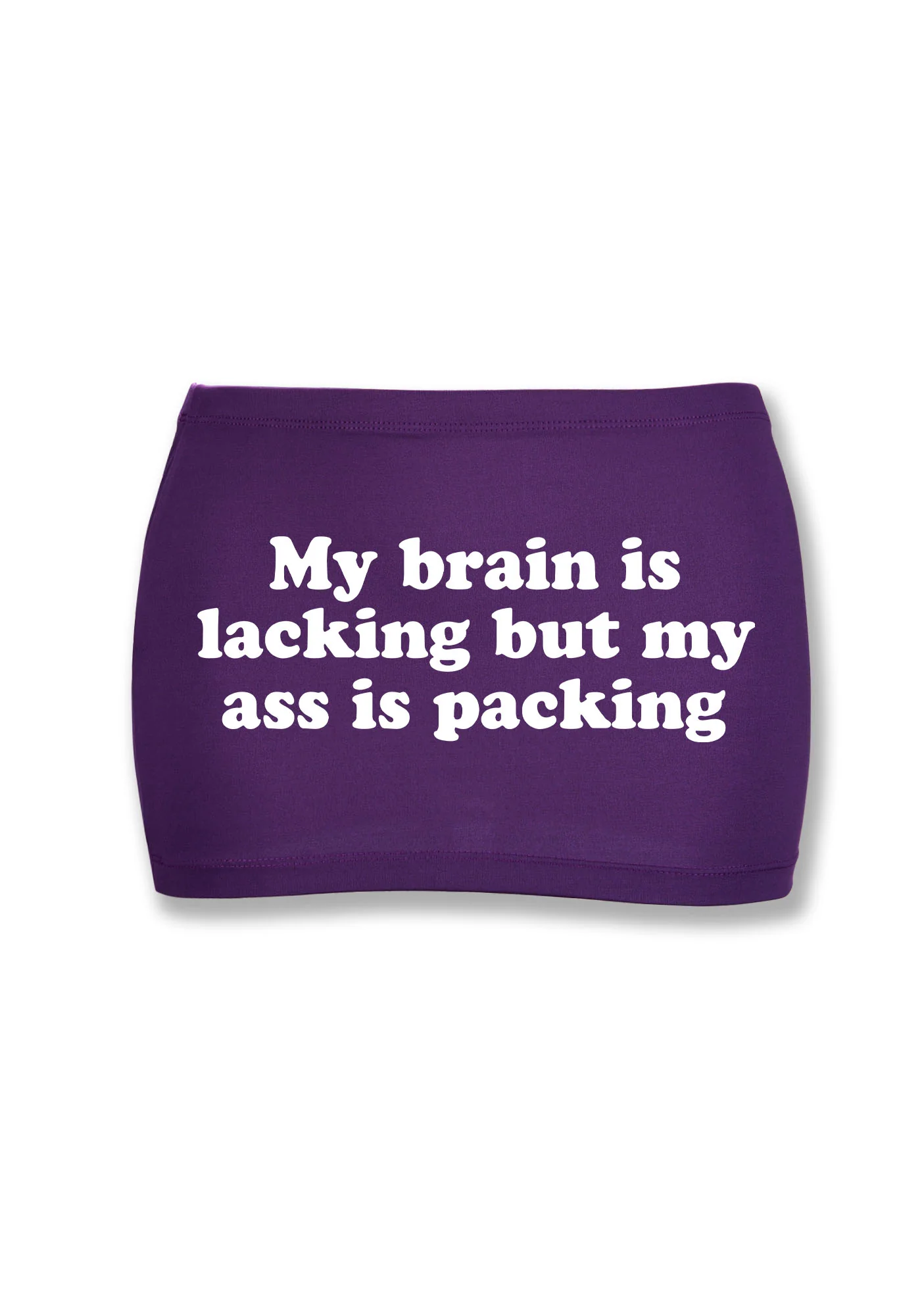 My Brain Is Lacking Y2K Mini Hip Skirt Cherrykitten - Image 5