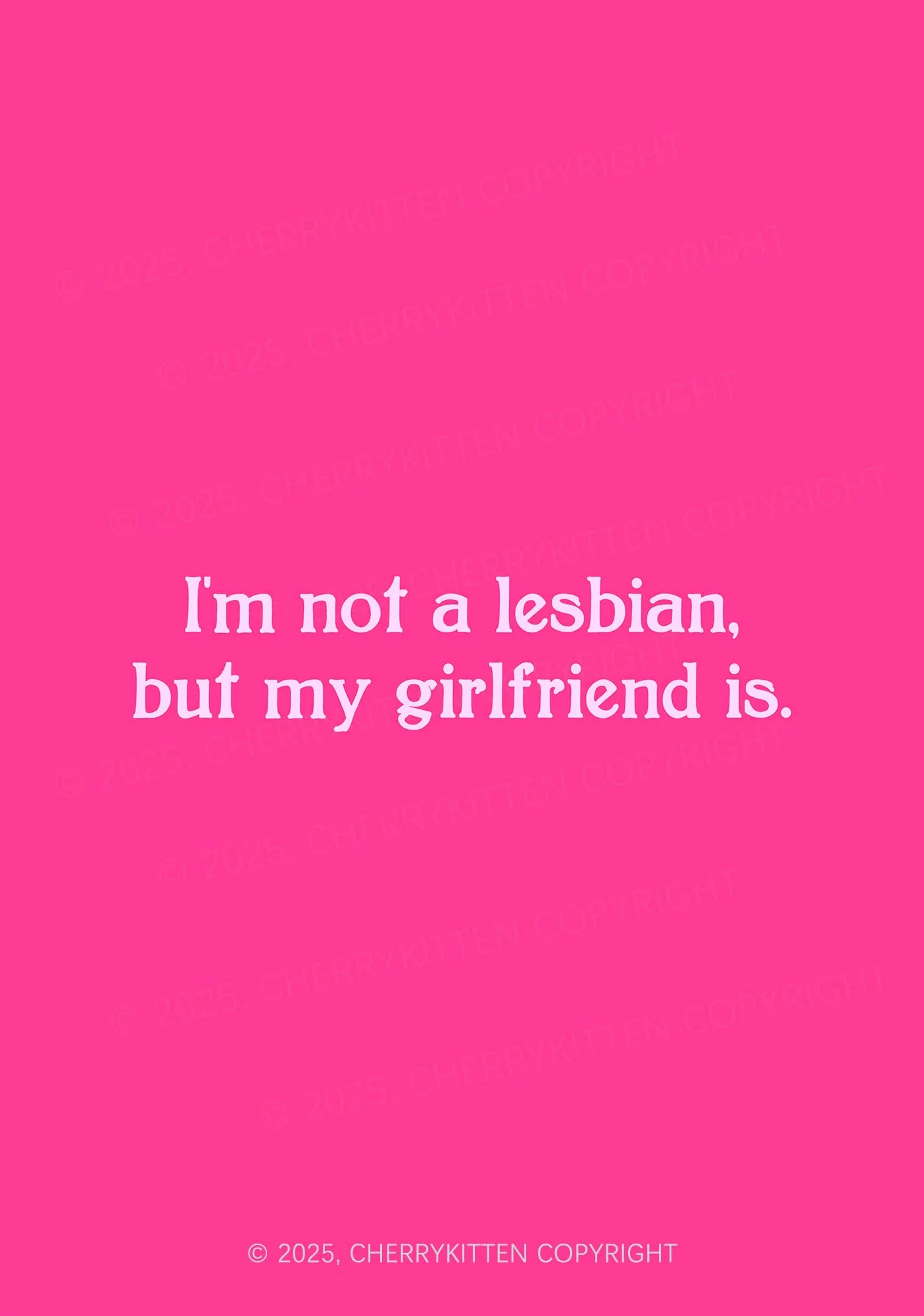 My Girlfriend Is Lesbian Pride 1Pc Y2K Pin Badge Cherrykitten - Image 2